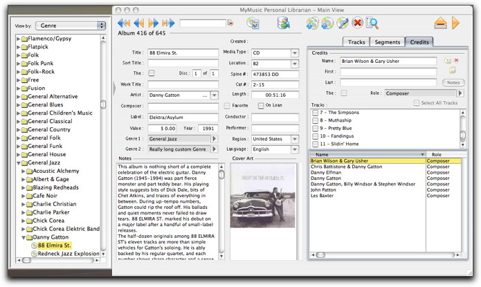MyMusic Personal Librarian Screenshot